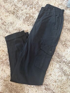 American Eagle Outfitters Black Cargo Pants for Women